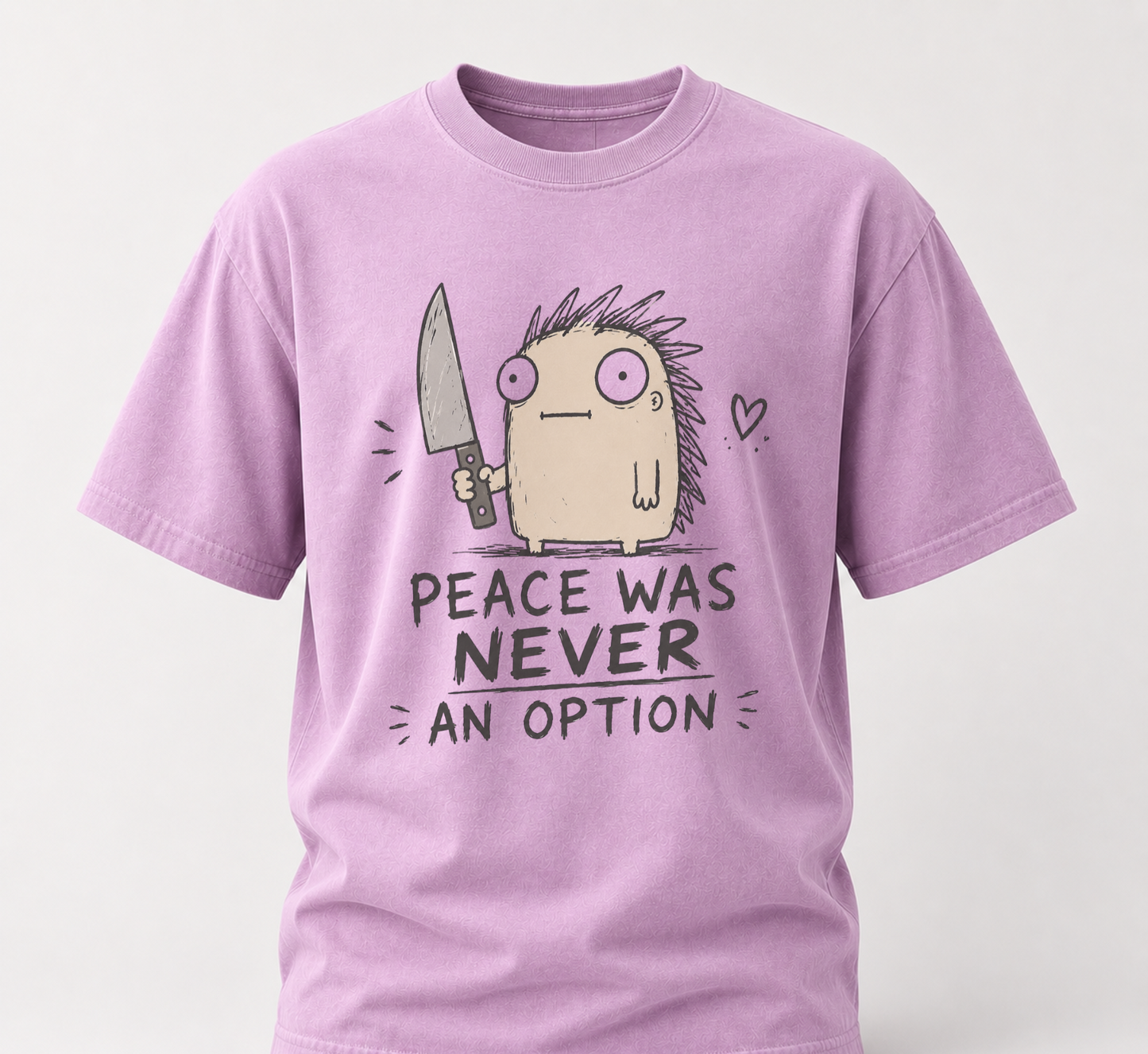 Peace never an option