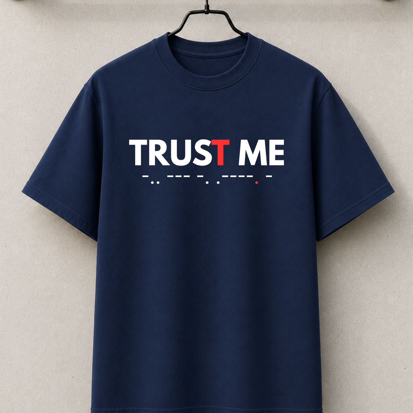 Trust me (don't) in morse hidden message