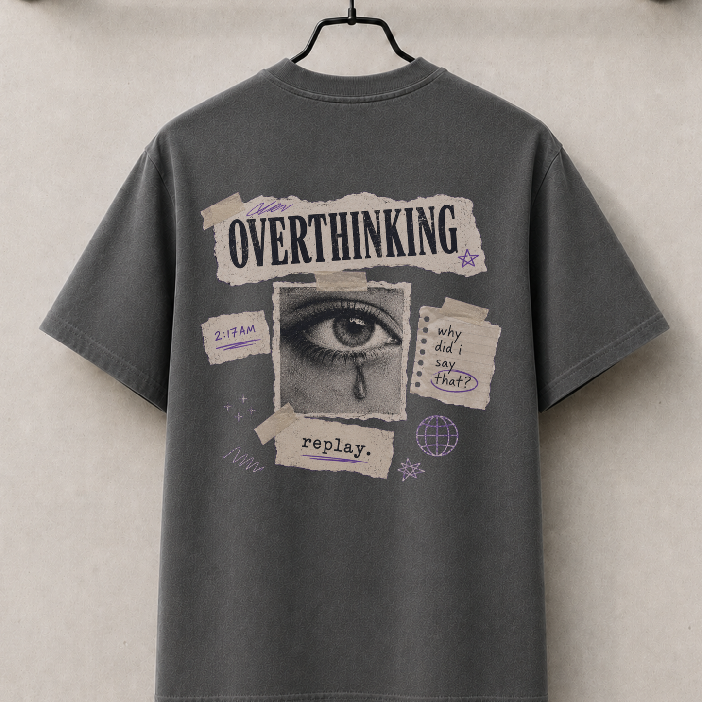Overthinking 2:17am front and back