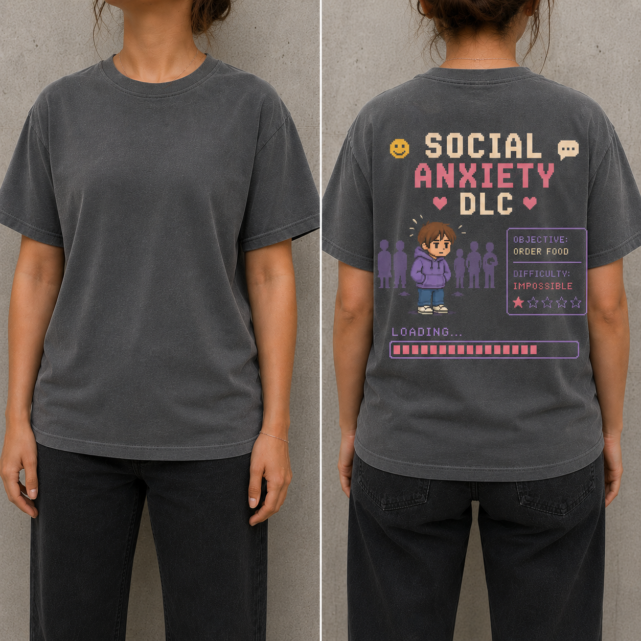Social anxiety dlc back print