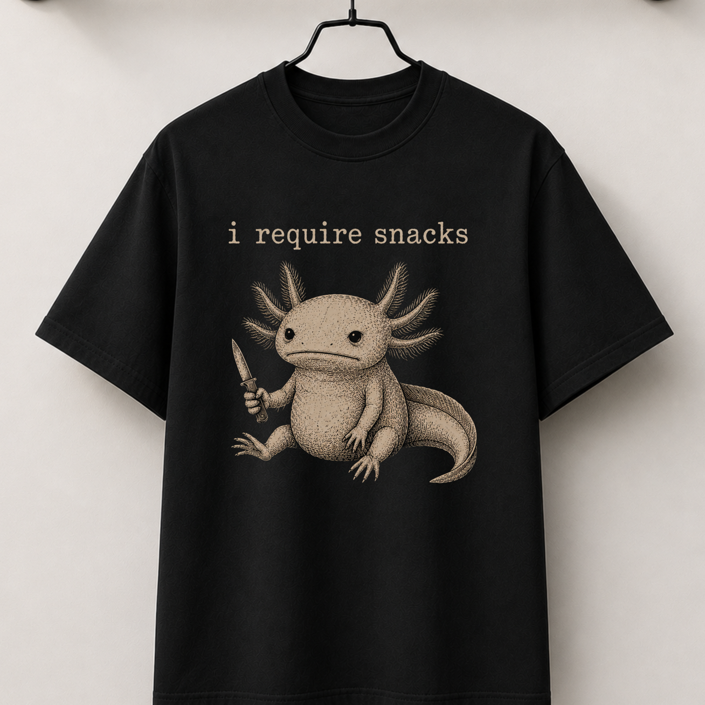 i require snacks axolotl