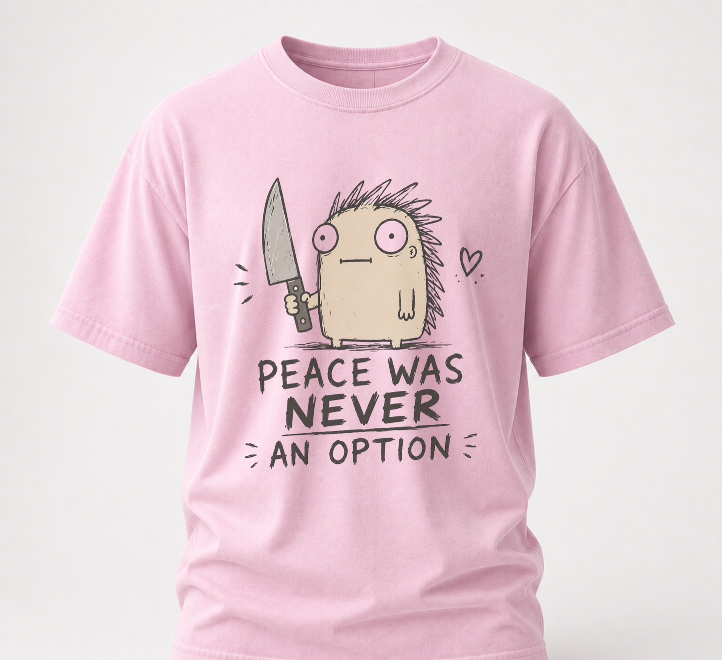 Peace never an option