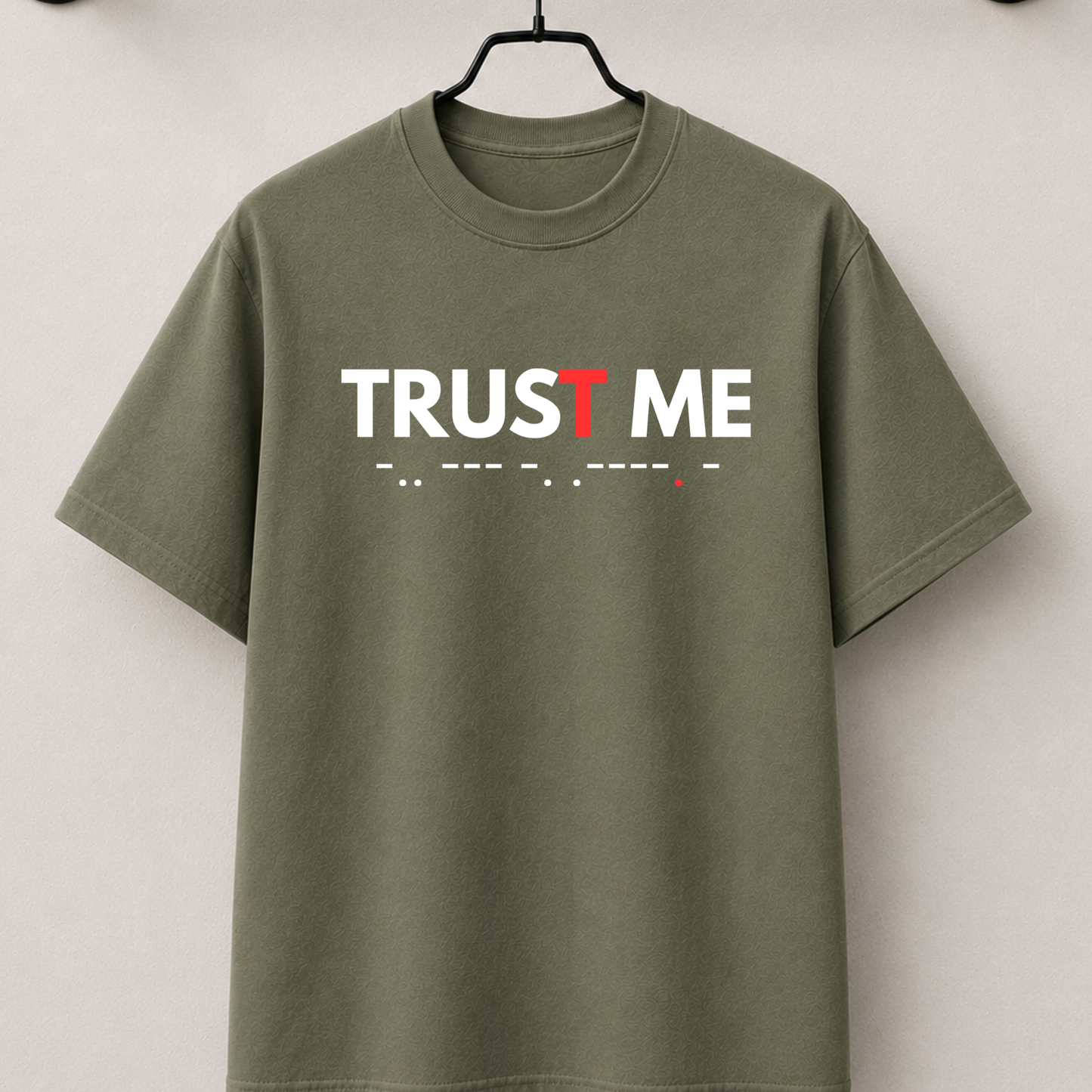 Trust me (don't) in morse hidden message