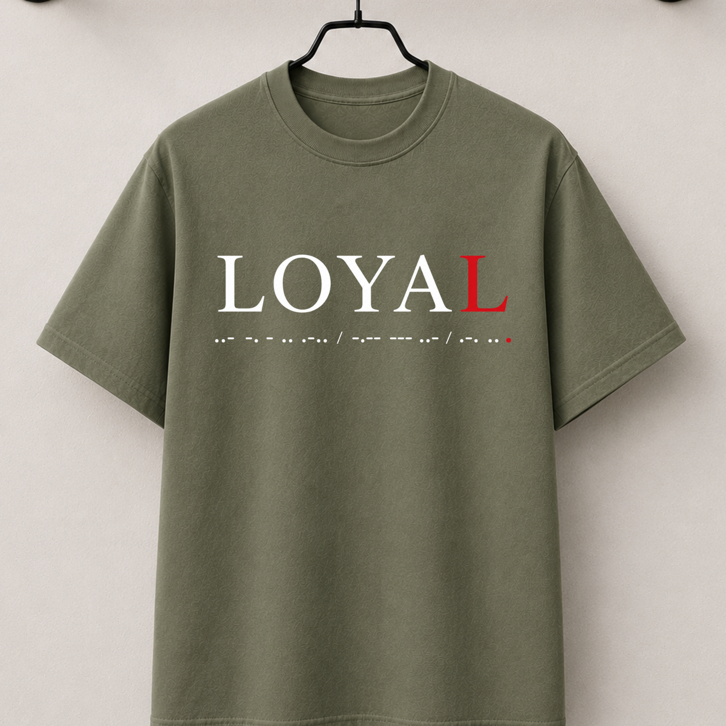 Loyal (until you lie) in morse code hidden message