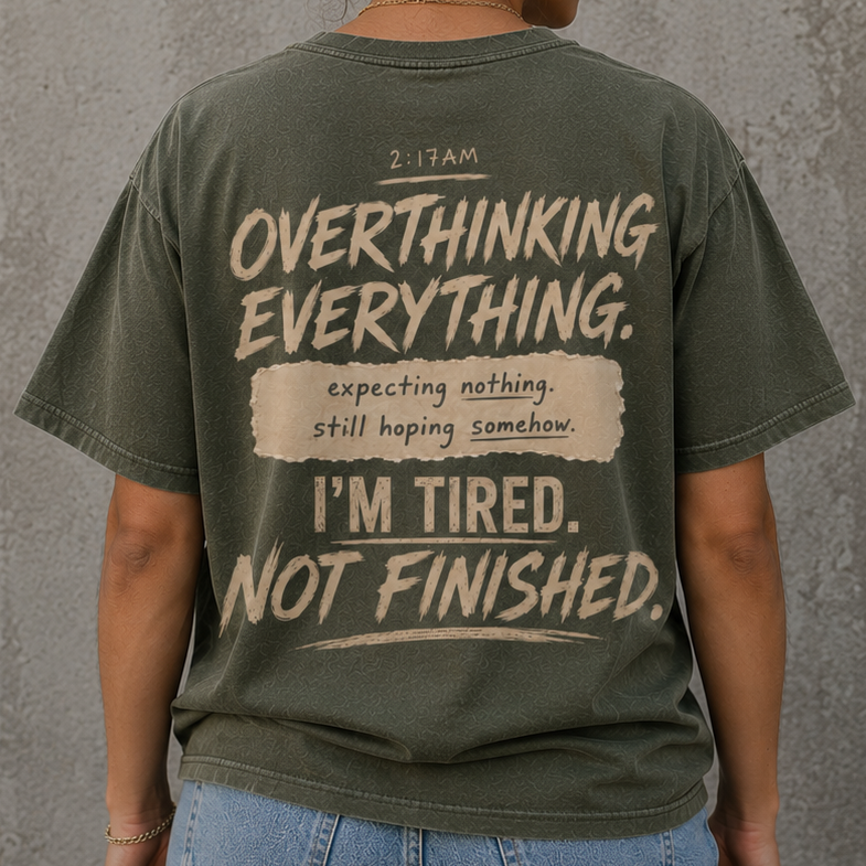 Overthinking back print 2:17 AM