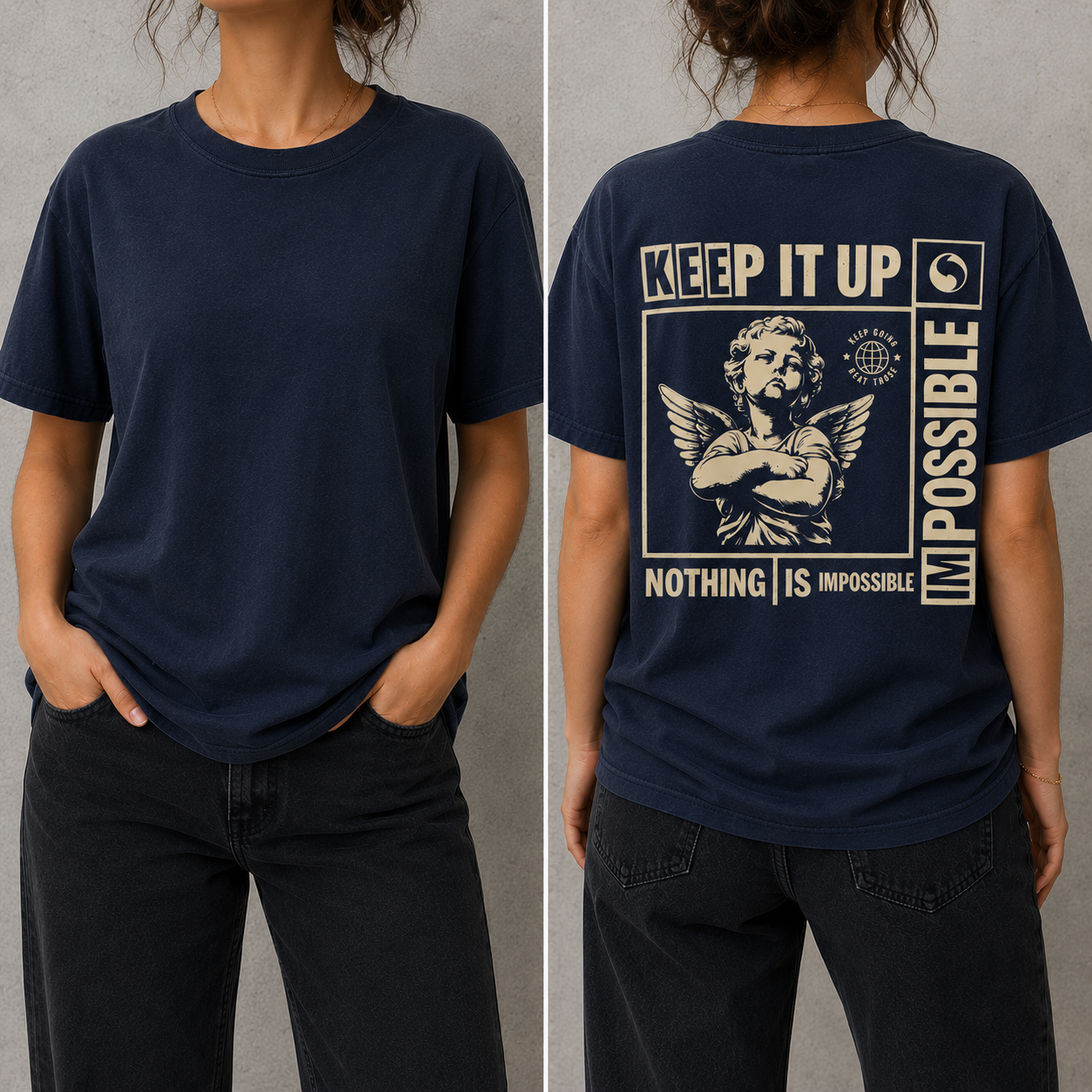 Nothing is impossible back print
