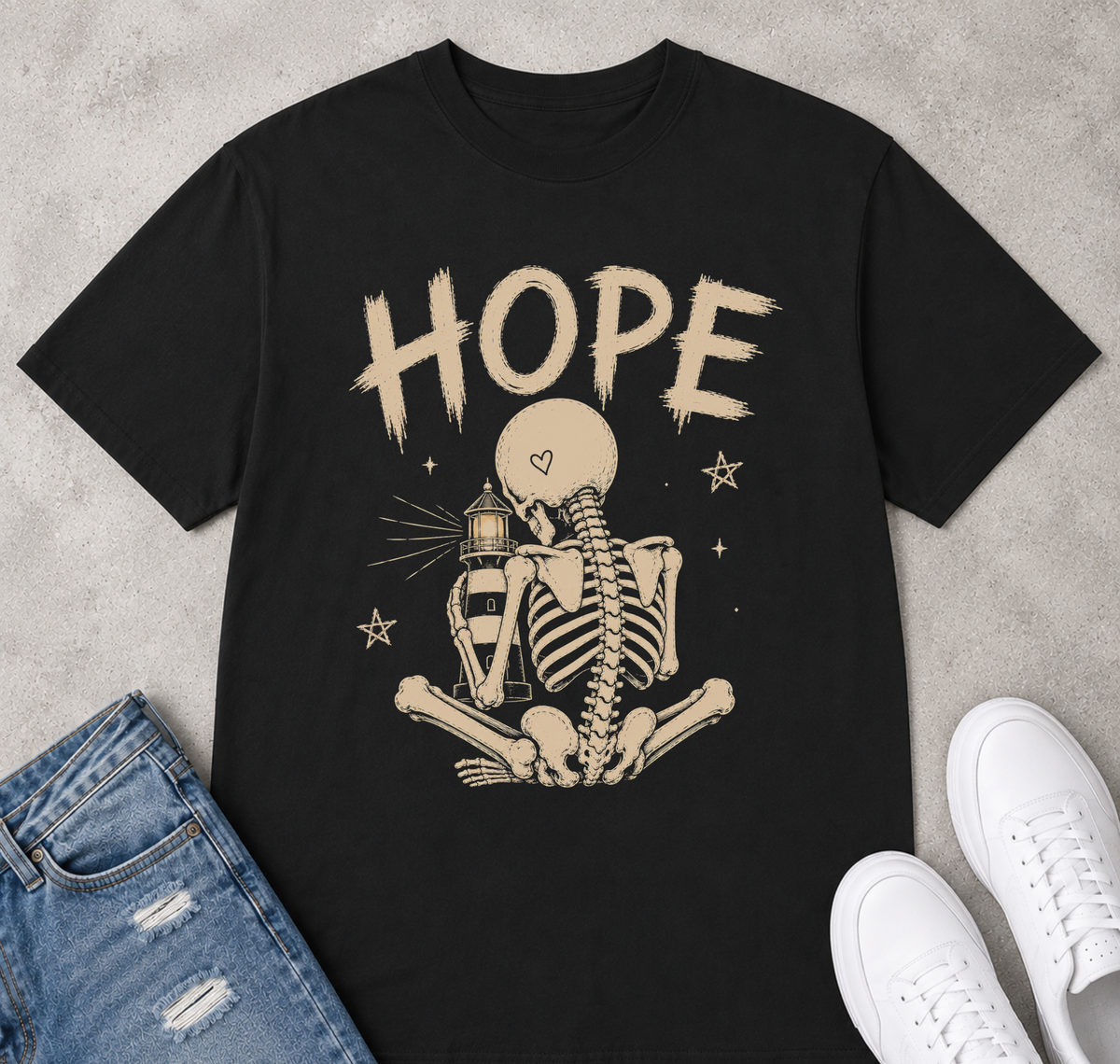Hope beacon skeleton