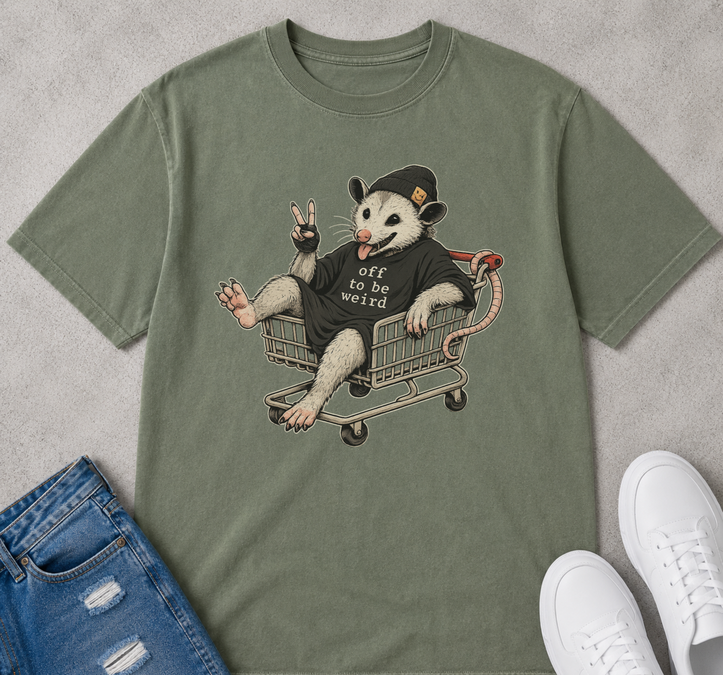 Off to be weird possum