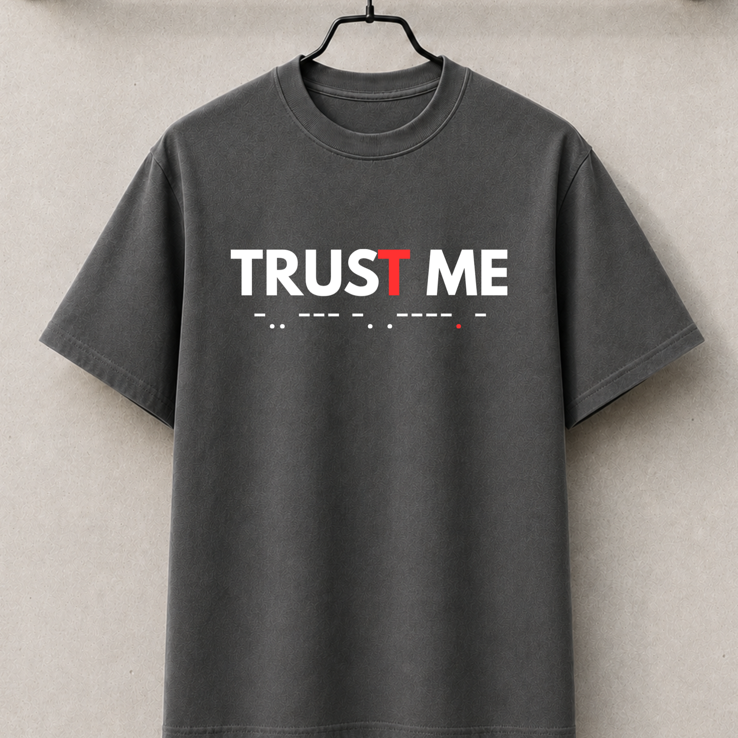 Trust me (don't) in morse hidden message
