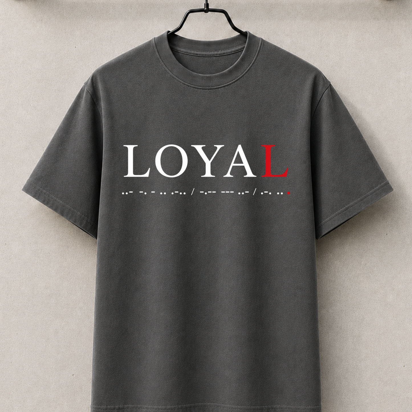 Loyal (until you lie) in morse code hidden message
